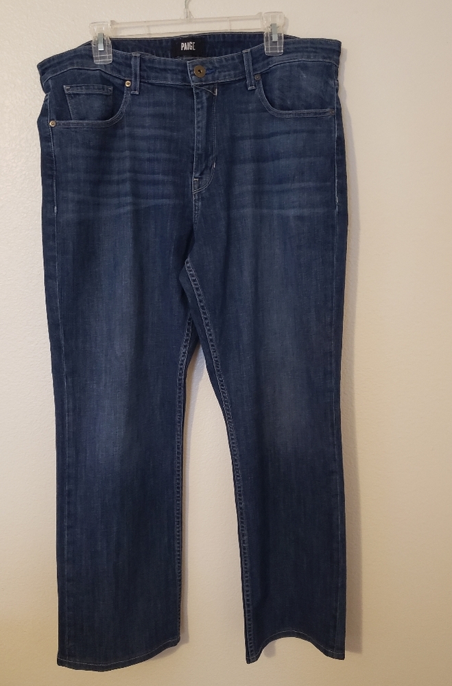 Paige men Jean's size 38 inseam roughly 28